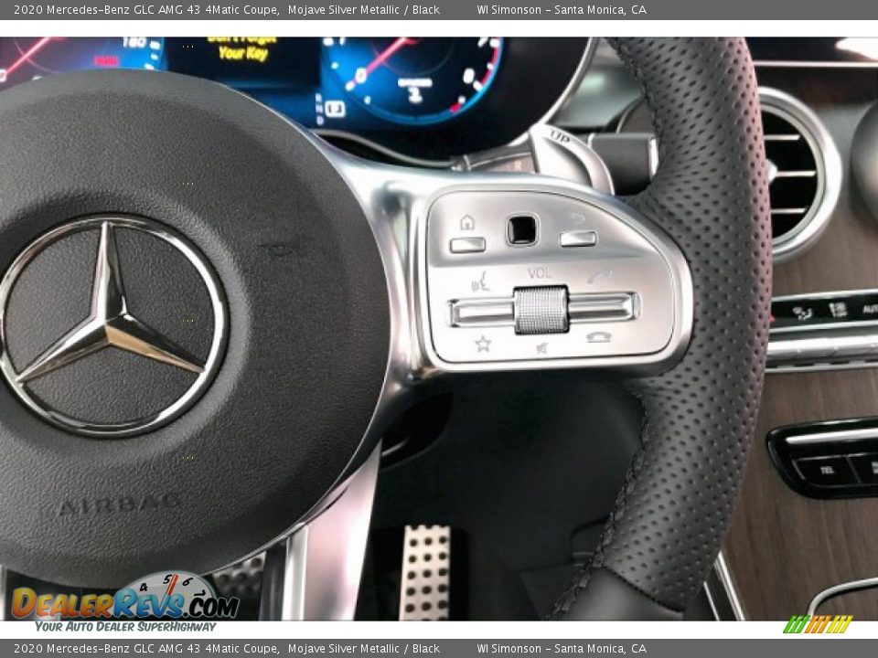 2020 Mercedes-Benz GLC AMG 43 4Matic Coupe Steering Wheel Photo #19