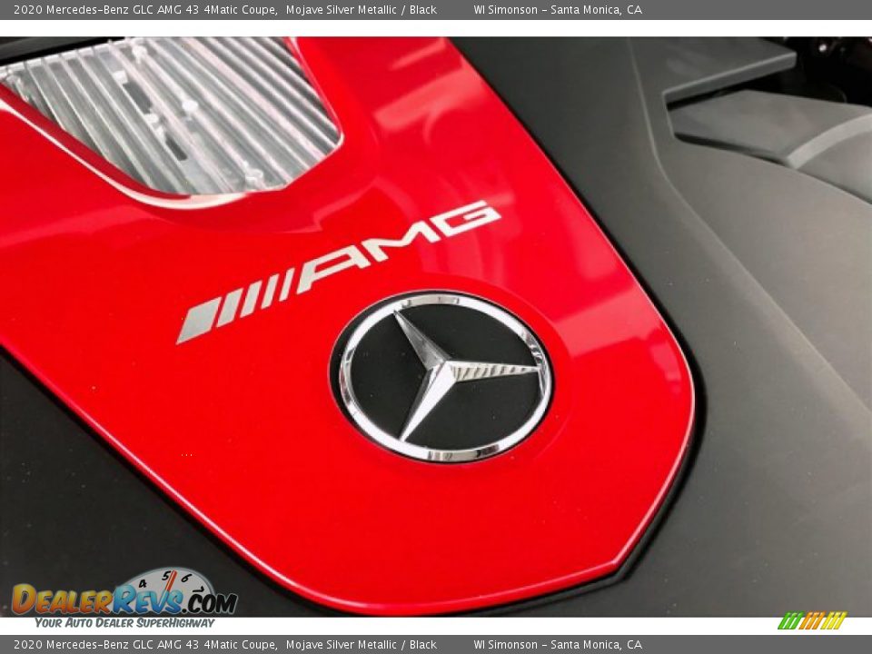2020 Mercedes-Benz GLC AMG 43 4Matic Coupe Mojave Silver Metallic / Black Photo #31
