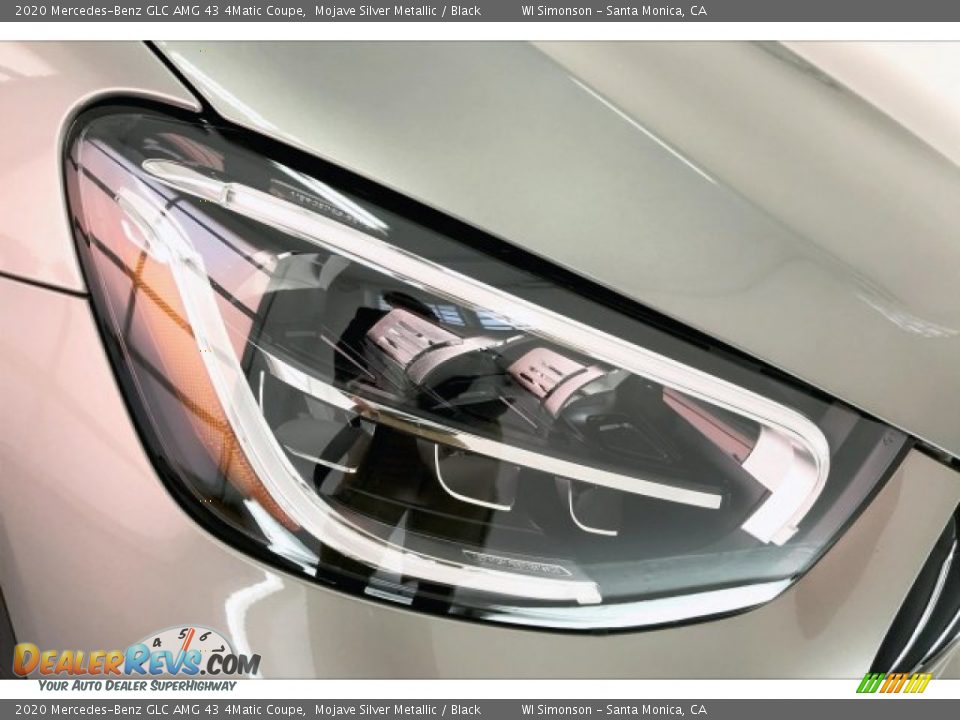 2020 Mercedes-Benz GLC AMG 43 4Matic Coupe Mojave Silver Metallic / Black Photo #32