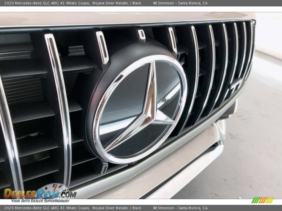2020 Mercedes-Benz GLC AMG 43 4Matic Coupe Mojave Silver Metallic / Black Photo #33