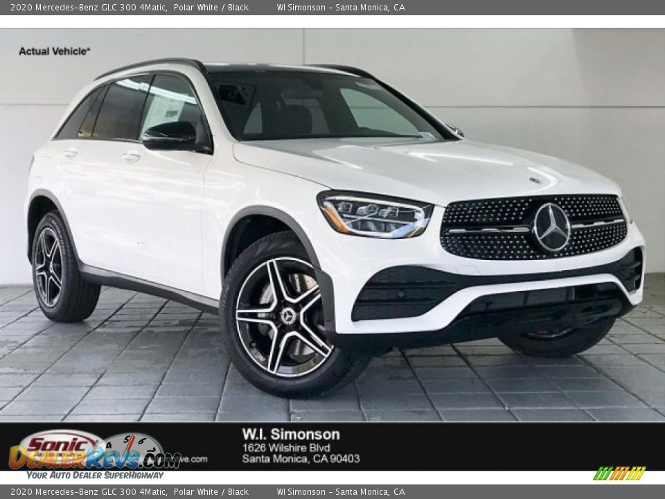 2020 Mercedes-Benz GLC 300 4Matic Polar White / Black Photo #1