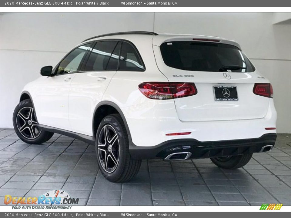 2020 Mercedes-Benz GLC 300 4Matic Polar White / Black Photo #2