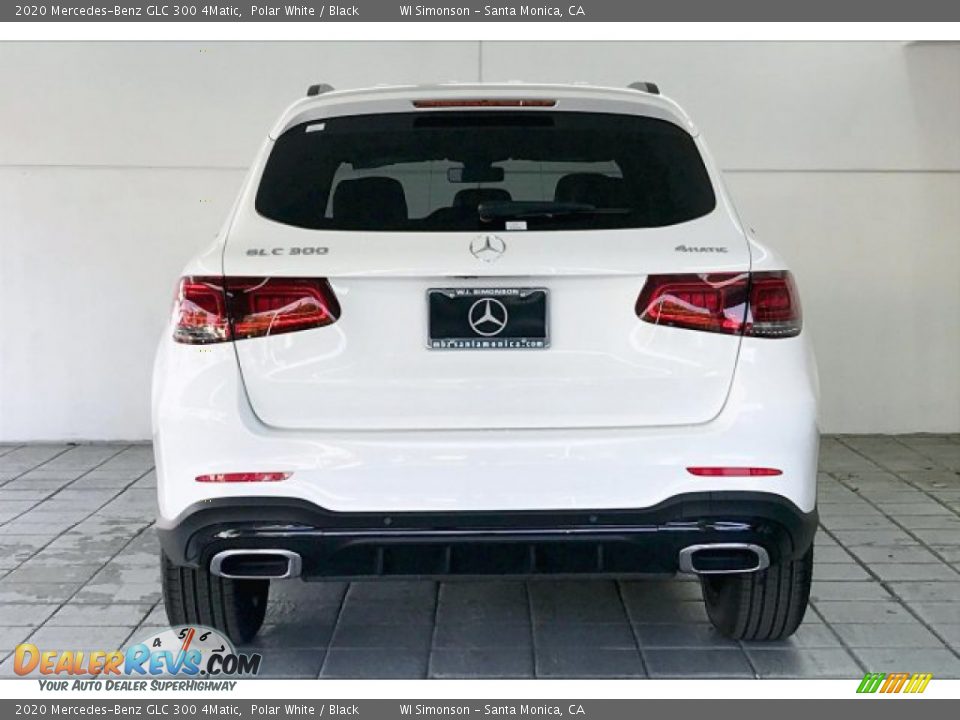 2020 Mercedes-Benz GLC 300 4Matic Polar White / Black Photo #3
