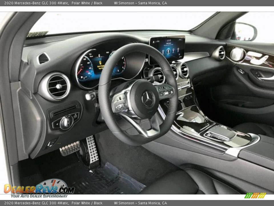 2020 Mercedes-Benz GLC 300 4Matic Polar White / Black Photo #4
