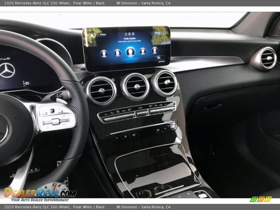 2020 Mercedes-Benz GLC 300 4Matic Polar White / Black Photo #6