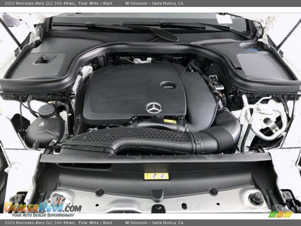 2020 Mercedes-Benz GLC 300 4Matic Polar White / Black Photo #8