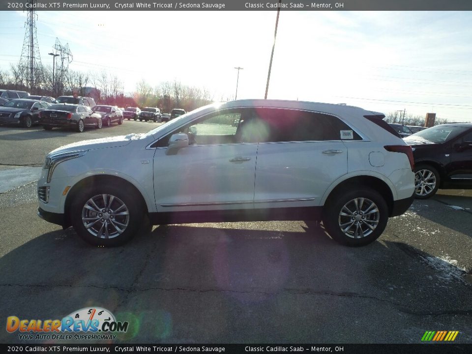2020 Cadillac XT5 Premium Luxury Crystal White Tricoat / Sedona Sauvage Photo #2