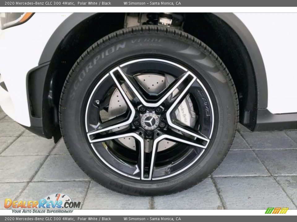 2020 Mercedes-Benz GLC 300 4Matic Polar White / Black Photo #9