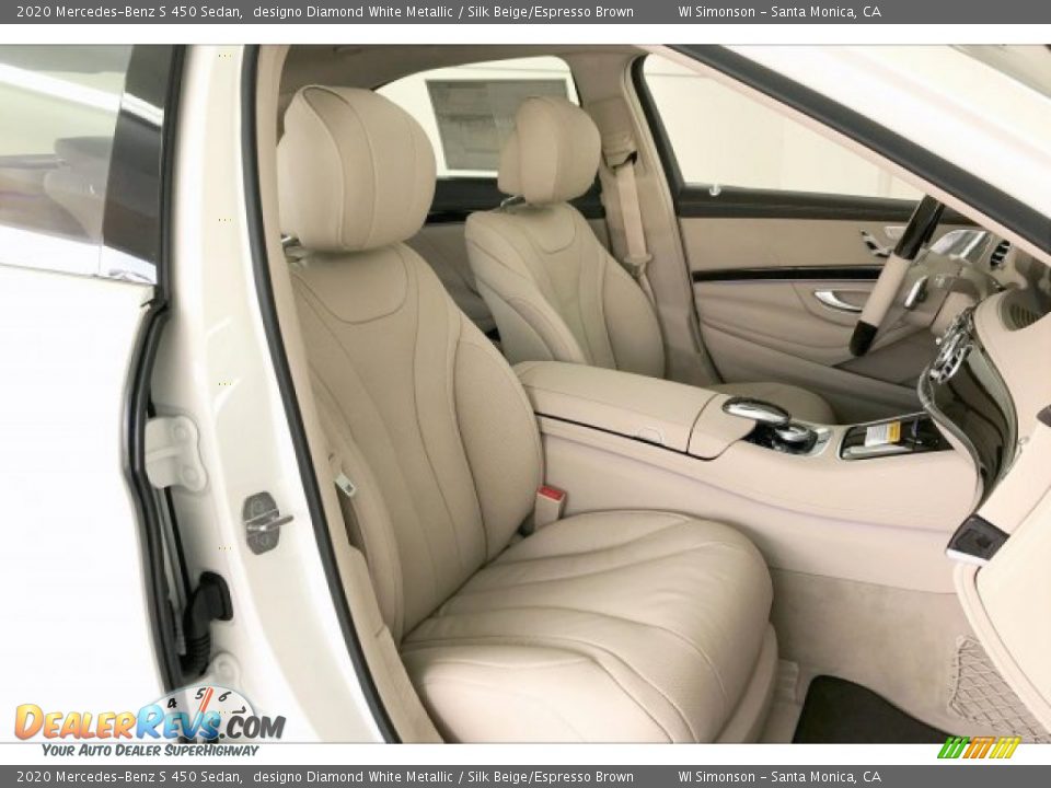 2020 Mercedes-Benz S 450 Sedan designo Diamond White Metallic / Silk Beige/Espresso Brown Photo #5