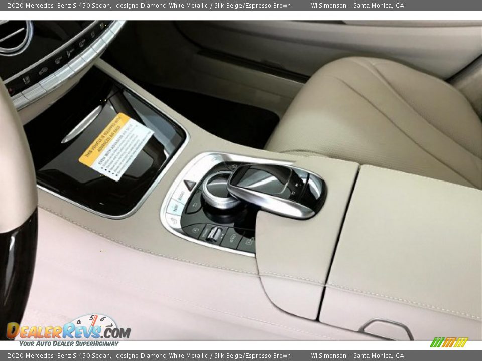 2020 Mercedes-Benz S 450 Sedan designo Diamond White Metallic / Silk Beige/Espresso Brown Photo #7