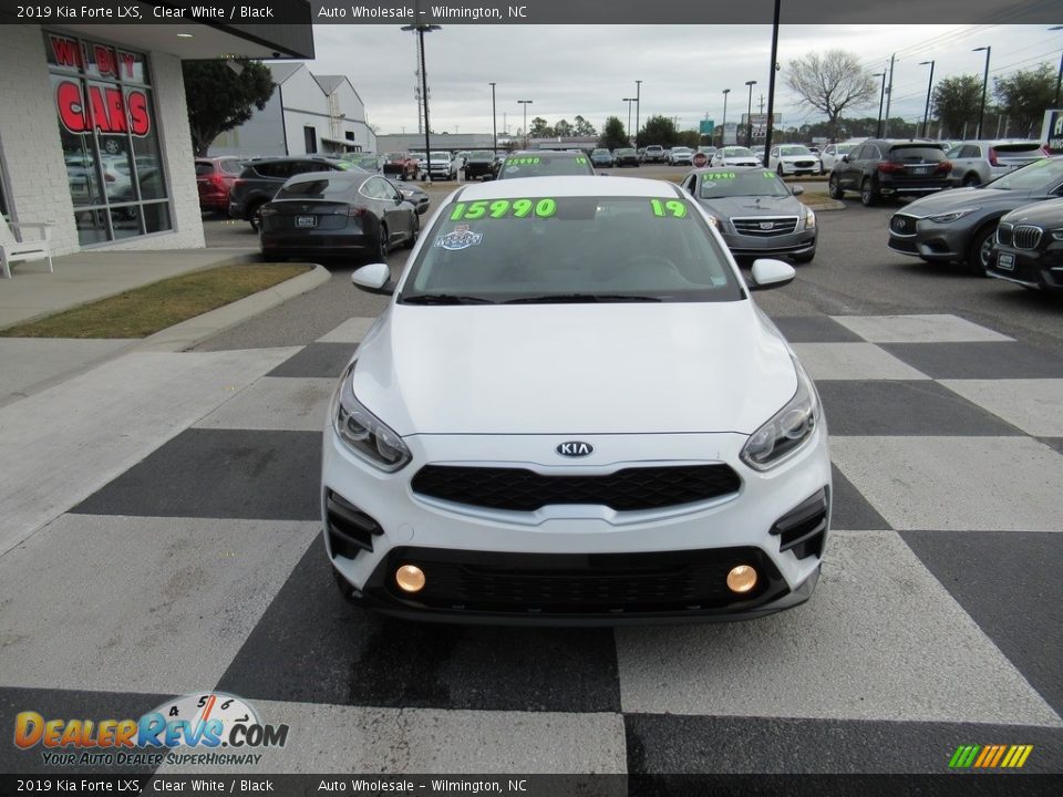 2019 Kia Forte LXS Clear White / Black Photo #2
