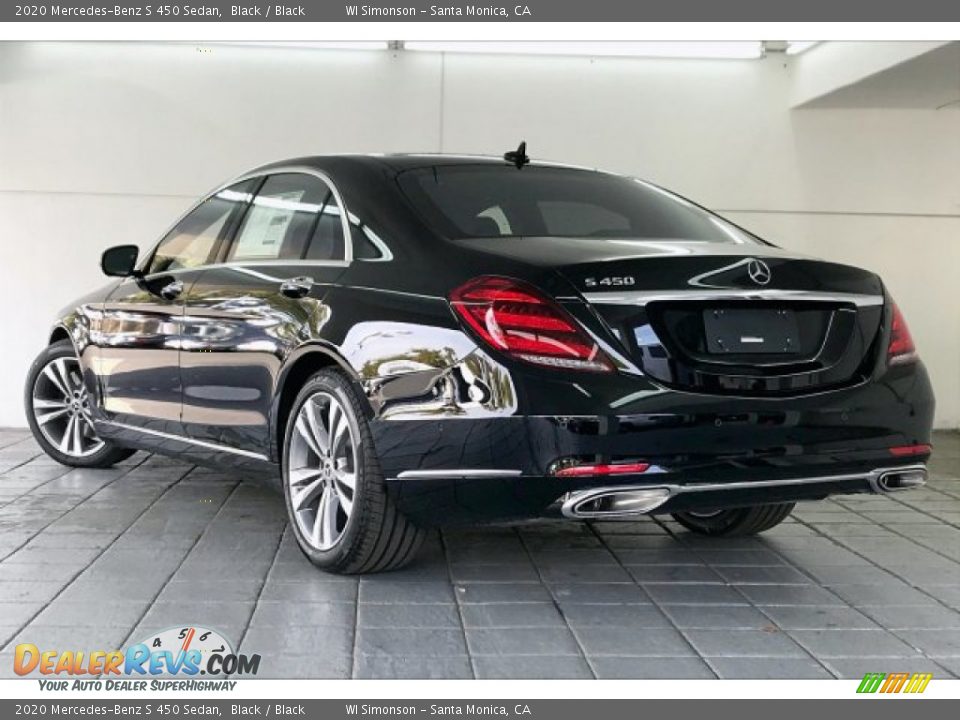 2020 Mercedes-Benz S 450 Sedan Black / Black Photo #2