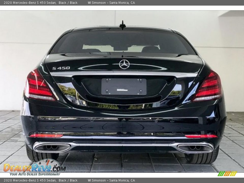 2020 Mercedes-Benz S 450 Sedan Black / Black Photo #3
