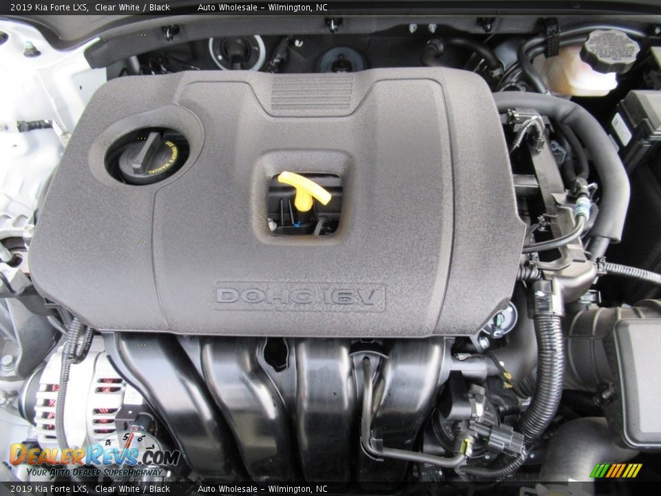 2019 Kia Forte LXS Clear White / Black Photo #6