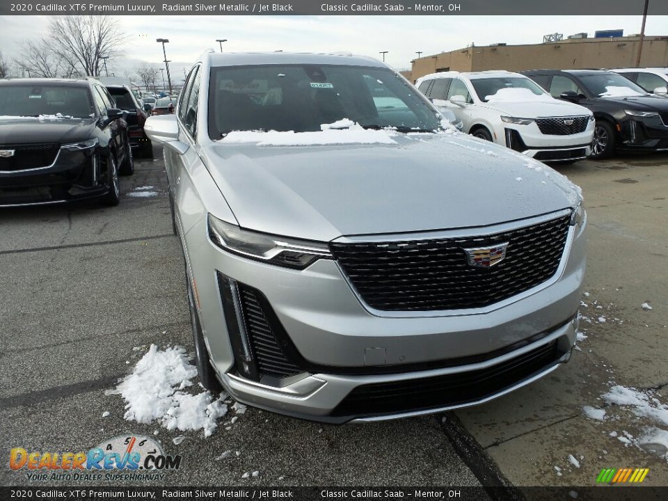 2020 Cadillac XT6 Premium Luxury Radiant Silver Metallic / Jet Black Photo #1
