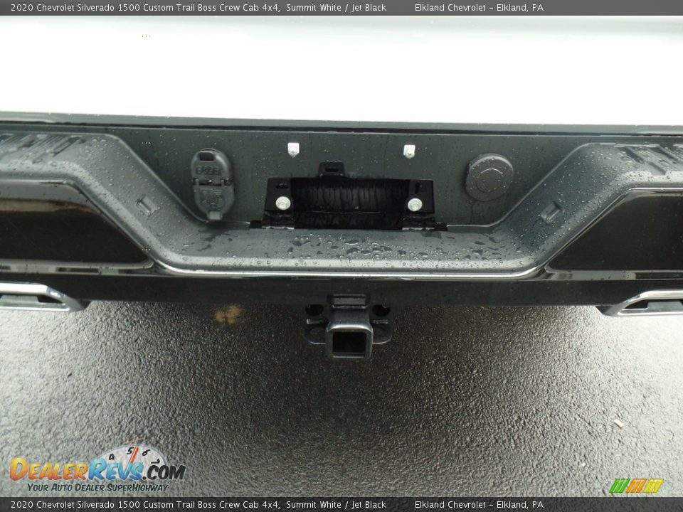 2020 Chevrolet Silverado 1500 Custom Trail Boss Crew Cab 4x4 Summit White / Jet Black Photo #12