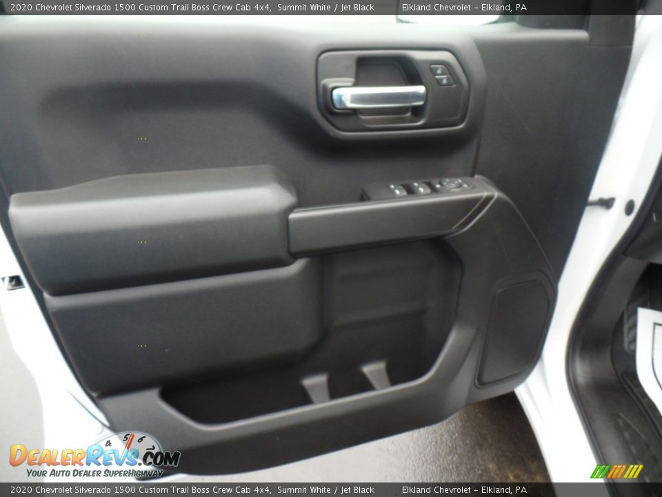 2020 Chevrolet Silverado 1500 Custom Trail Boss Crew Cab 4x4 Summit White / Jet Black Photo #15