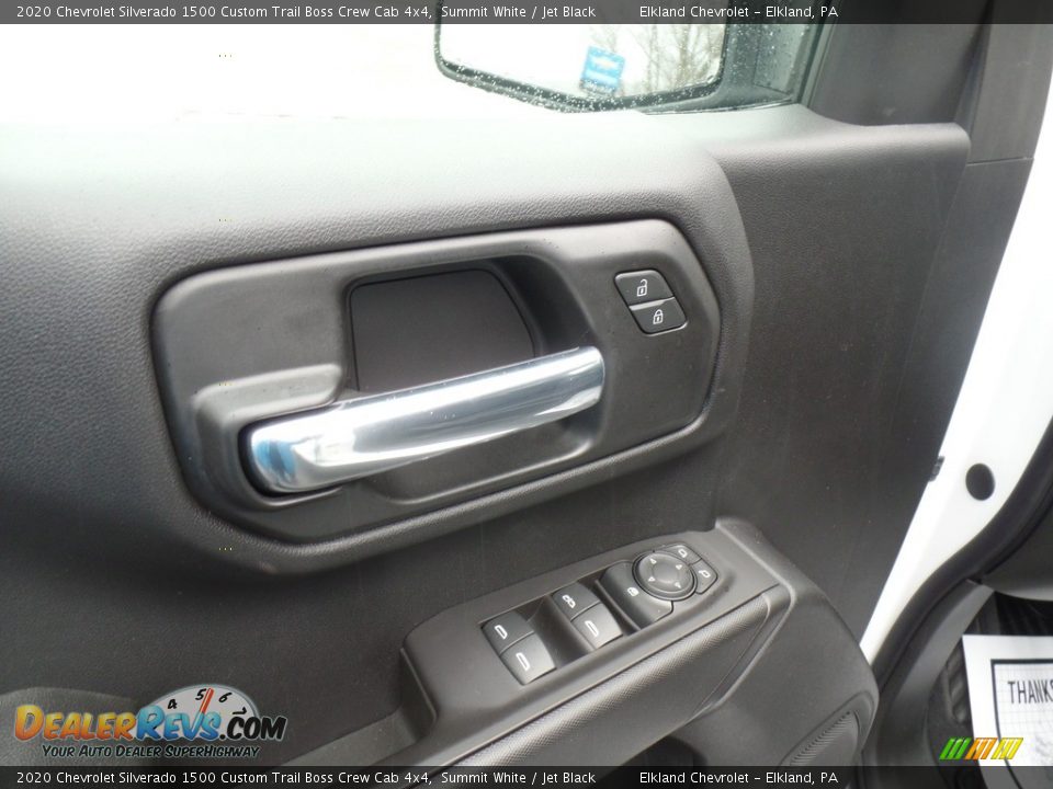 2020 Chevrolet Silverado 1500 Custom Trail Boss Crew Cab 4x4 Summit White / Jet Black Photo #16