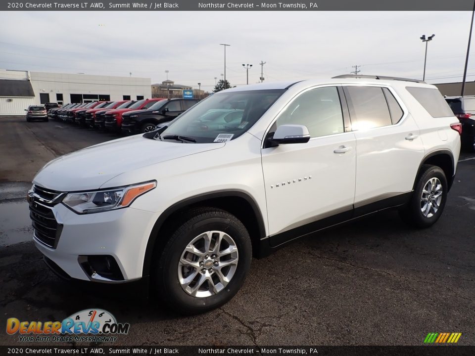 2020 Chevrolet Traverse LT AWD Summit White / Jet Black Photo #1