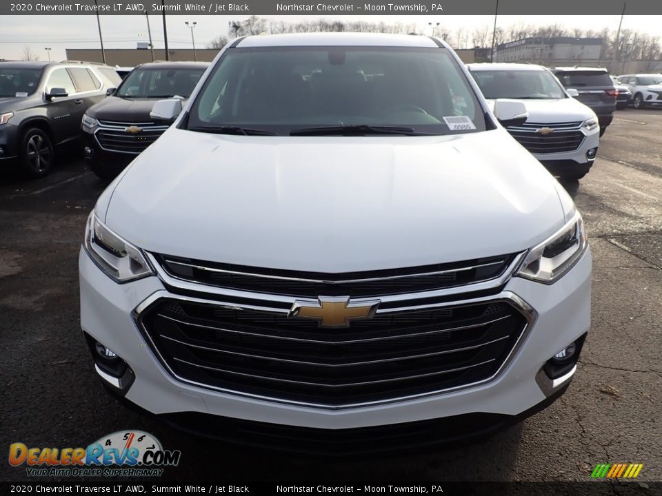 2020 Chevrolet Traverse LT AWD Summit White / Jet Black Photo #8
