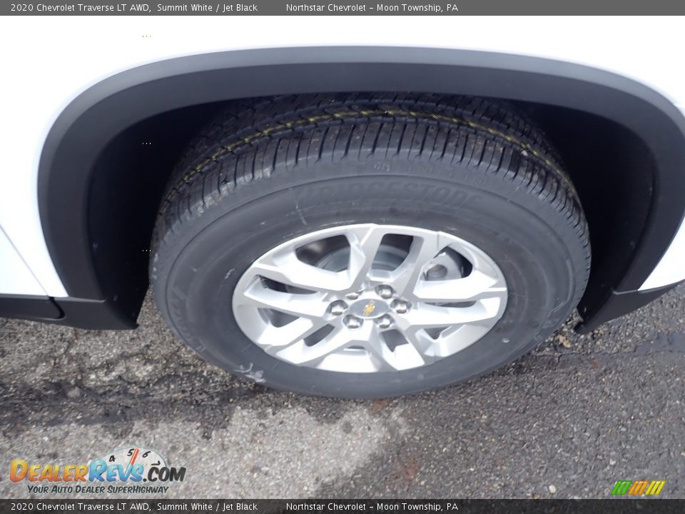 2020 Chevrolet Traverse LT AWD Summit White / Jet Black Photo #9
