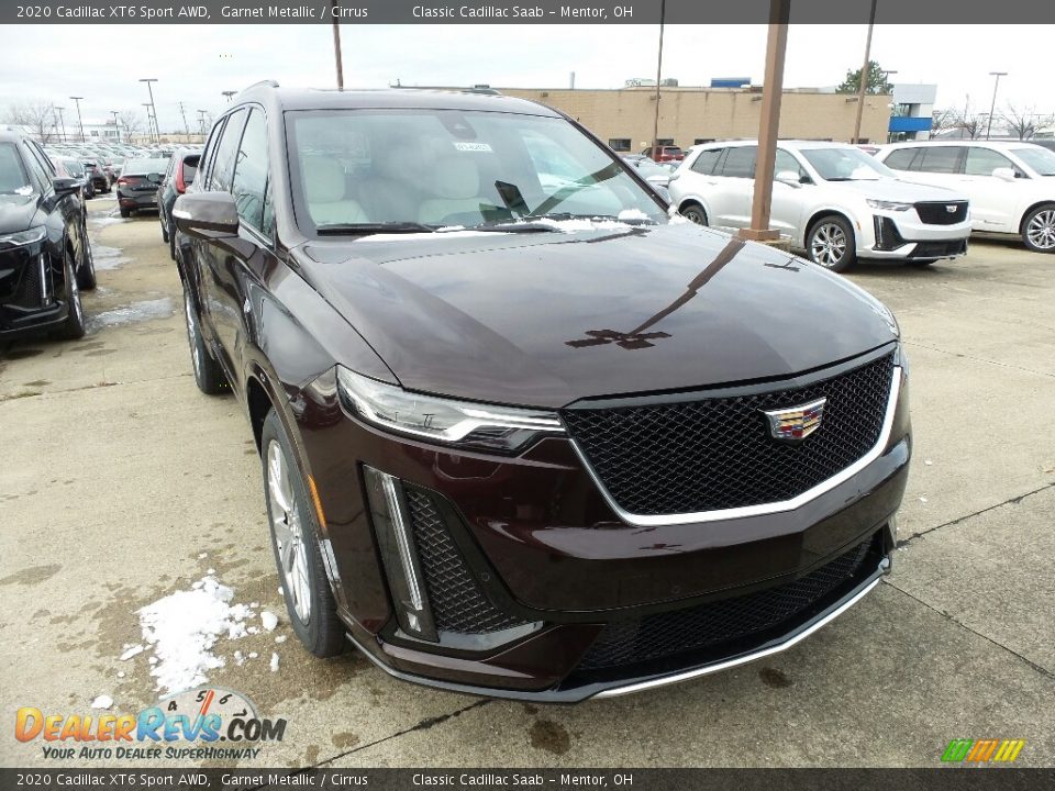 2020 Cadillac XT6 Sport AWD Garnet Metallic / Cirrus Photo #1