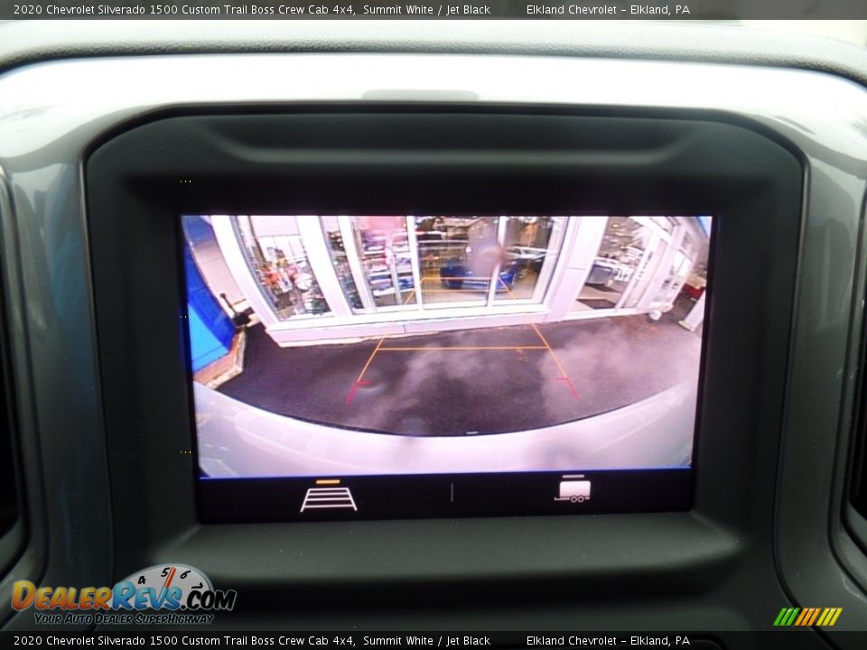 2020 Chevrolet Silverado 1500 Custom Trail Boss Crew Cab 4x4 Summit White / Jet Black Photo #29