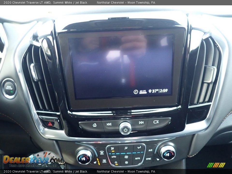 2020 Chevrolet Traverse LT AWD Summit White / Jet Black Photo #17