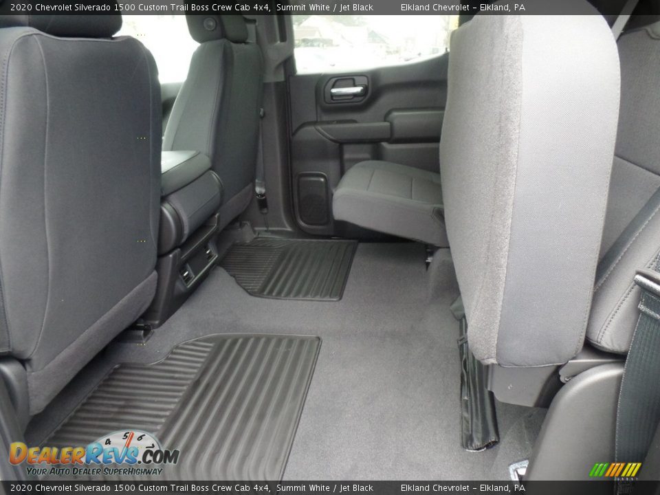 2020 Chevrolet Silverado 1500 Custom Trail Boss Crew Cab 4x4 Summit White / Jet Black Photo #34