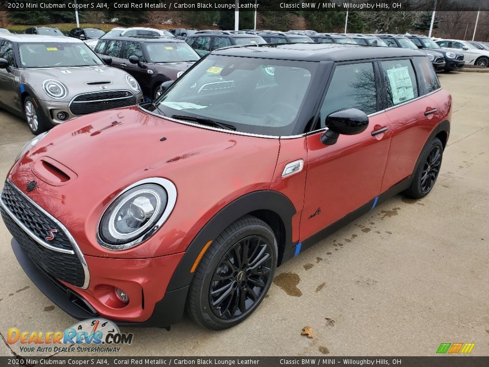 Coral Red Metallic 2020 Mini Clubman Cooper S All4 Photo #4