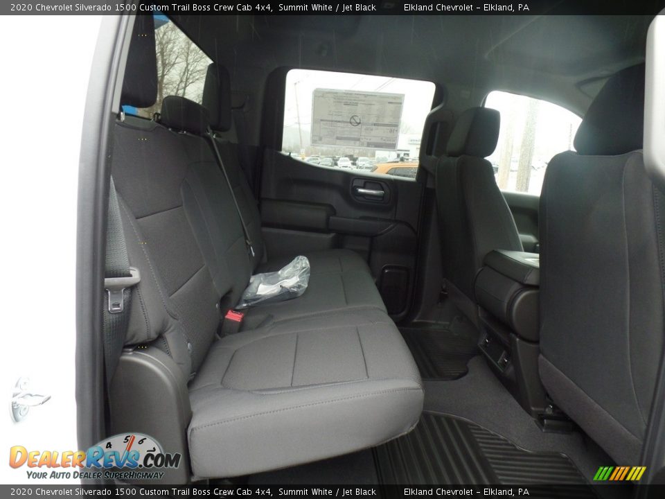 2020 Chevrolet Silverado 1500 Custom Trail Boss Crew Cab 4x4 Summit White / Jet Black Photo #36