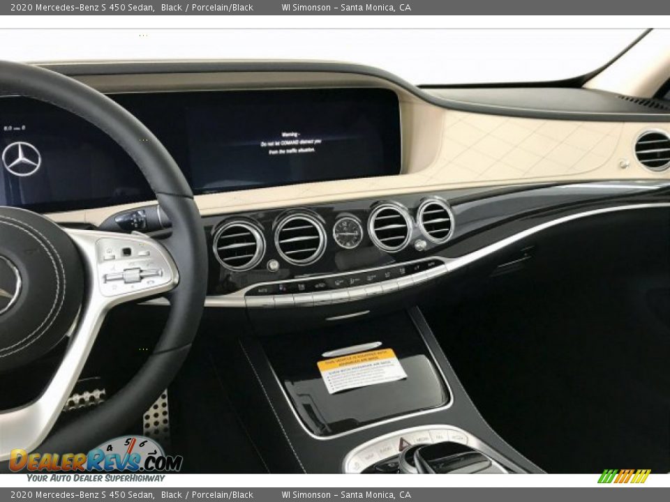 Dashboard of 2020 Mercedes-Benz S 450 Sedan Photo #6