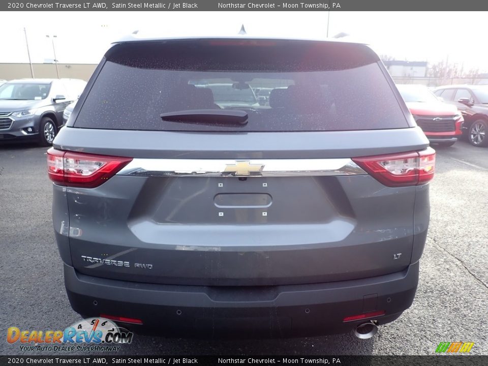 2020 Chevrolet Traverse LT AWD Satin Steel Metallic / Jet Black Photo #4