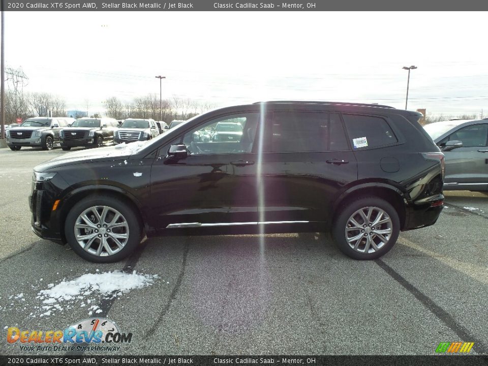 2020 Cadillac XT6 Sport AWD Stellar Black Metallic / Jet Black Photo #2