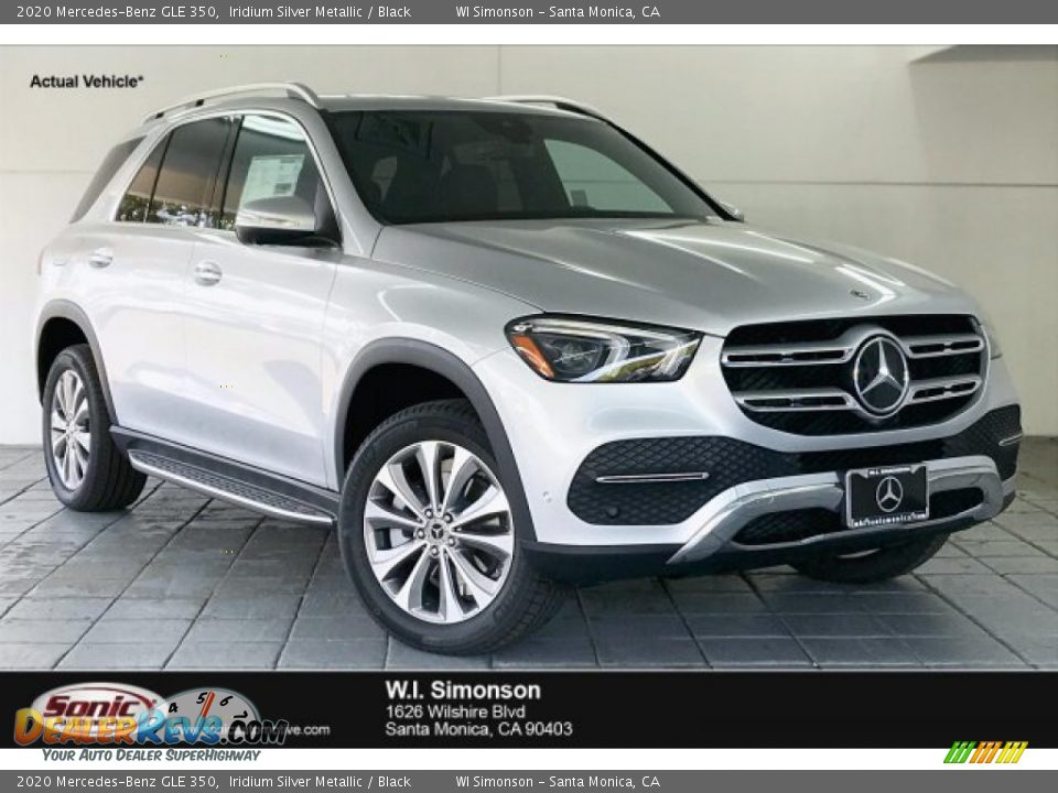 2020 Mercedes-Benz GLE 350 Iridium Silver Metallic / Black Photo #1