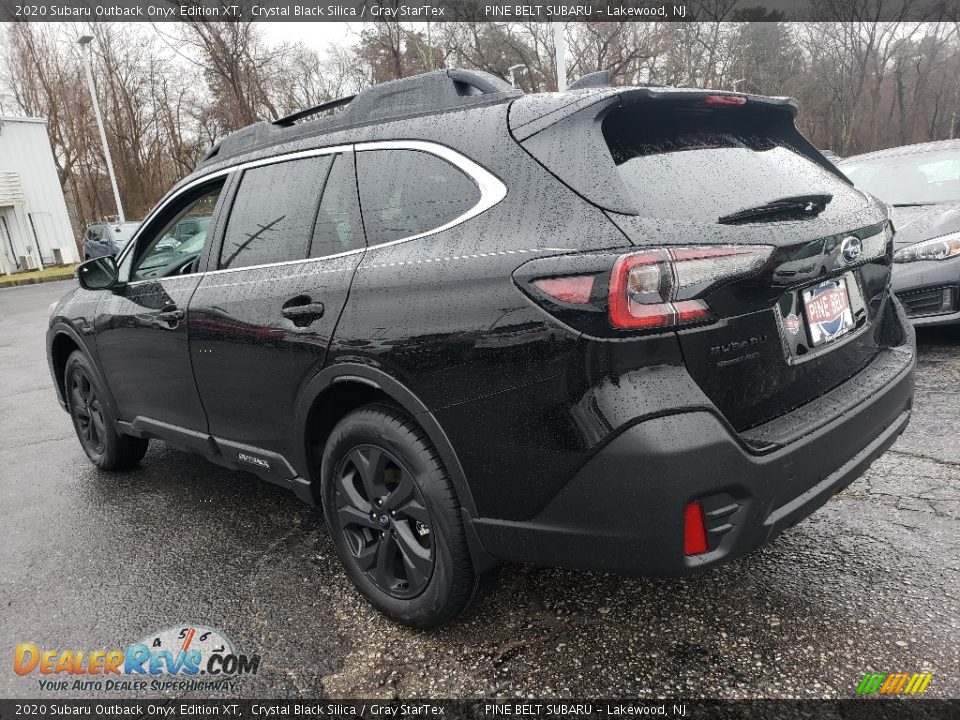 2020 Subaru Outback Onyx Edition XT Crystal Black Silica / Gray StarTex Photo #4