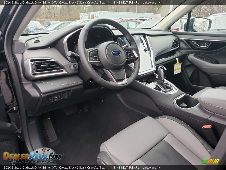 Gray StarTex Interior - 2020 Subaru Outback Onyx Edition XT Photo #7