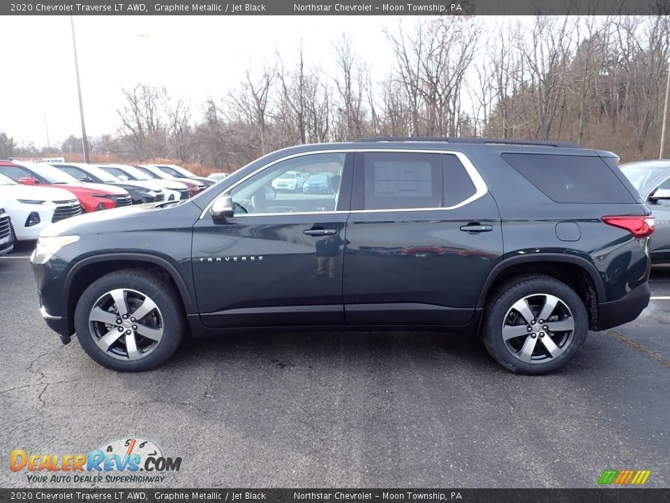 Graphite Metallic 2020 Chevrolet Traverse LT AWD Photo #2