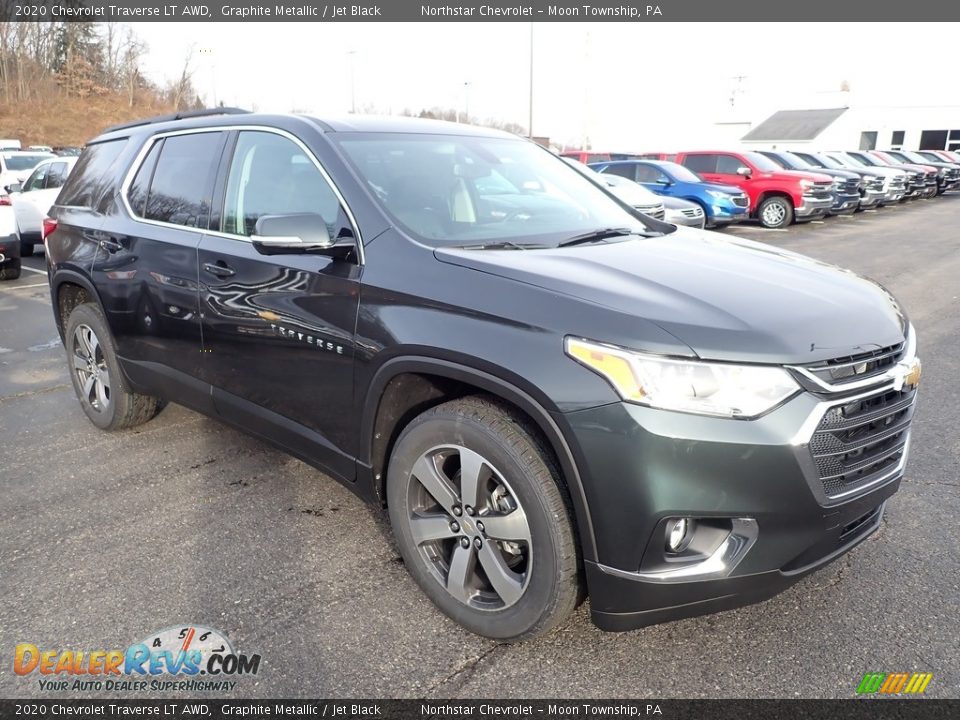 Graphite Metallic 2020 Chevrolet Traverse LT AWD Photo #7