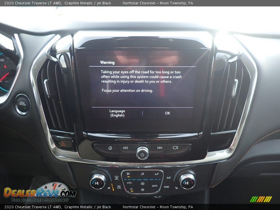 2020 Chevrolet Traverse LT AWD Graphite Metallic / Jet Black Photo #17