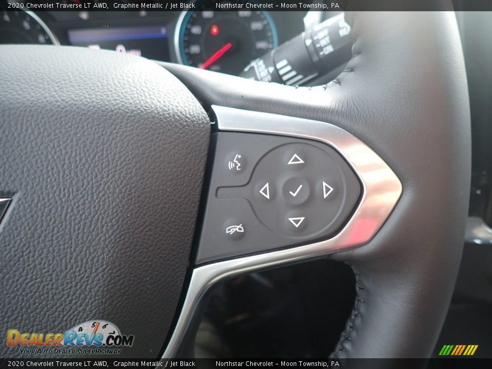 2020 Chevrolet Traverse LT AWD Graphite Metallic / Jet Black Photo #19