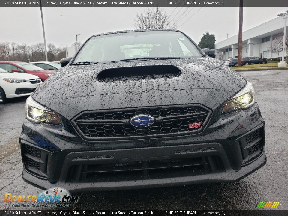 2020 Subaru WRX STI Limited Crystal Black Silica / Recaro Ultra Suede/Carbon Black Photo #2