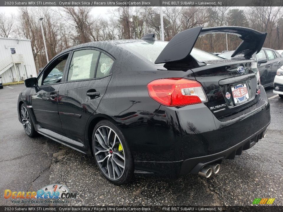 2020 Subaru WRX STI Limited Crystal Black Silica / Recaro Ultra Suede/Carbon Black Photo #4