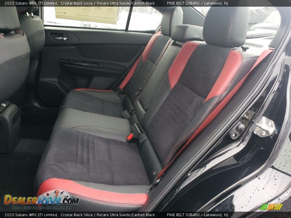 Rear Seat of 2020 Subaru WRX STI Limited Photo #6