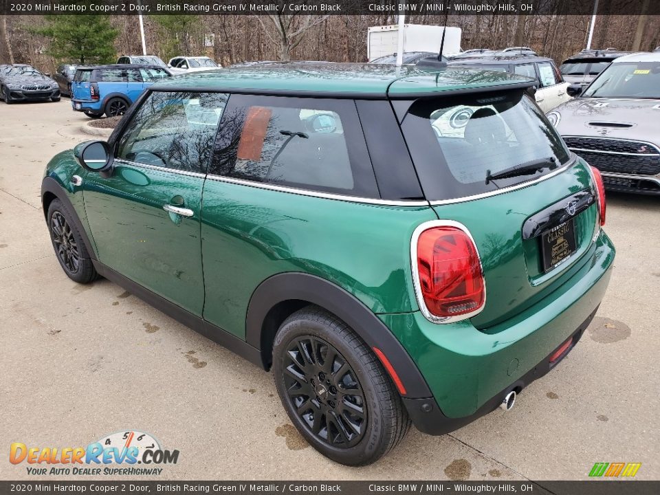 2020 Mini Hardtop Cooper 2 Door British Racing Green IV Metallic / Carbon Black Photo #3