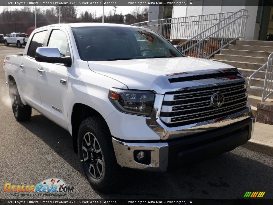 2020 Toyota Tundra Limited CrewMax 4x4 Super White / Graphite Photo #1