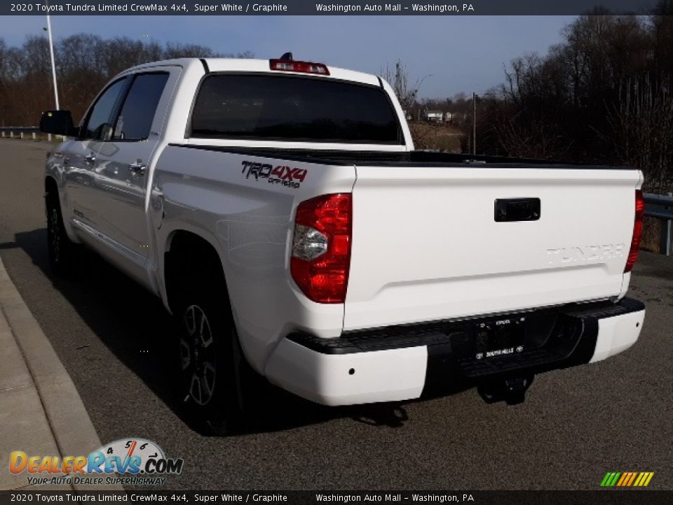 2020 Toyota Tundra Limited CrewMax 4x4 Super White / Graphite Photo #2