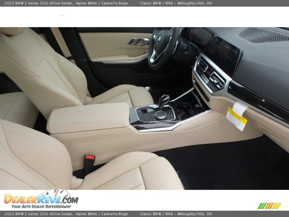 2020 BMW 3 Series 330i xDrive Sedan Alpine White / Canberra Beige Photo #3