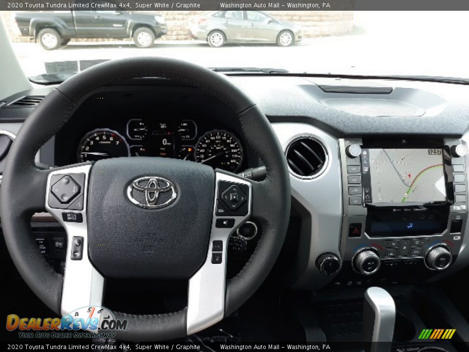 2020 Toyota Tundra Limited CrewMax 4x4 Super White / Graphite Photo #3