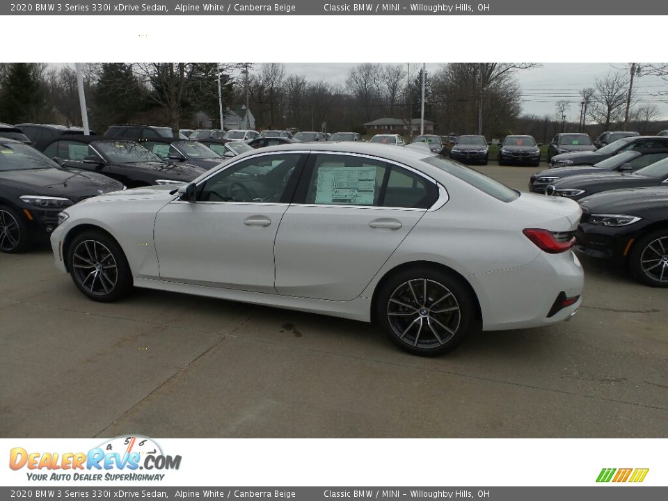 2020 BMW 3 Series 330i xDrive Sedan Alpine White / Canberra Beige Photo #5